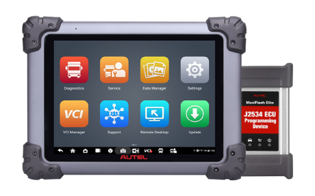 Autel MaxiSys MS908CV II heavy duty truck scan tool with ECU coding, J2534 programming