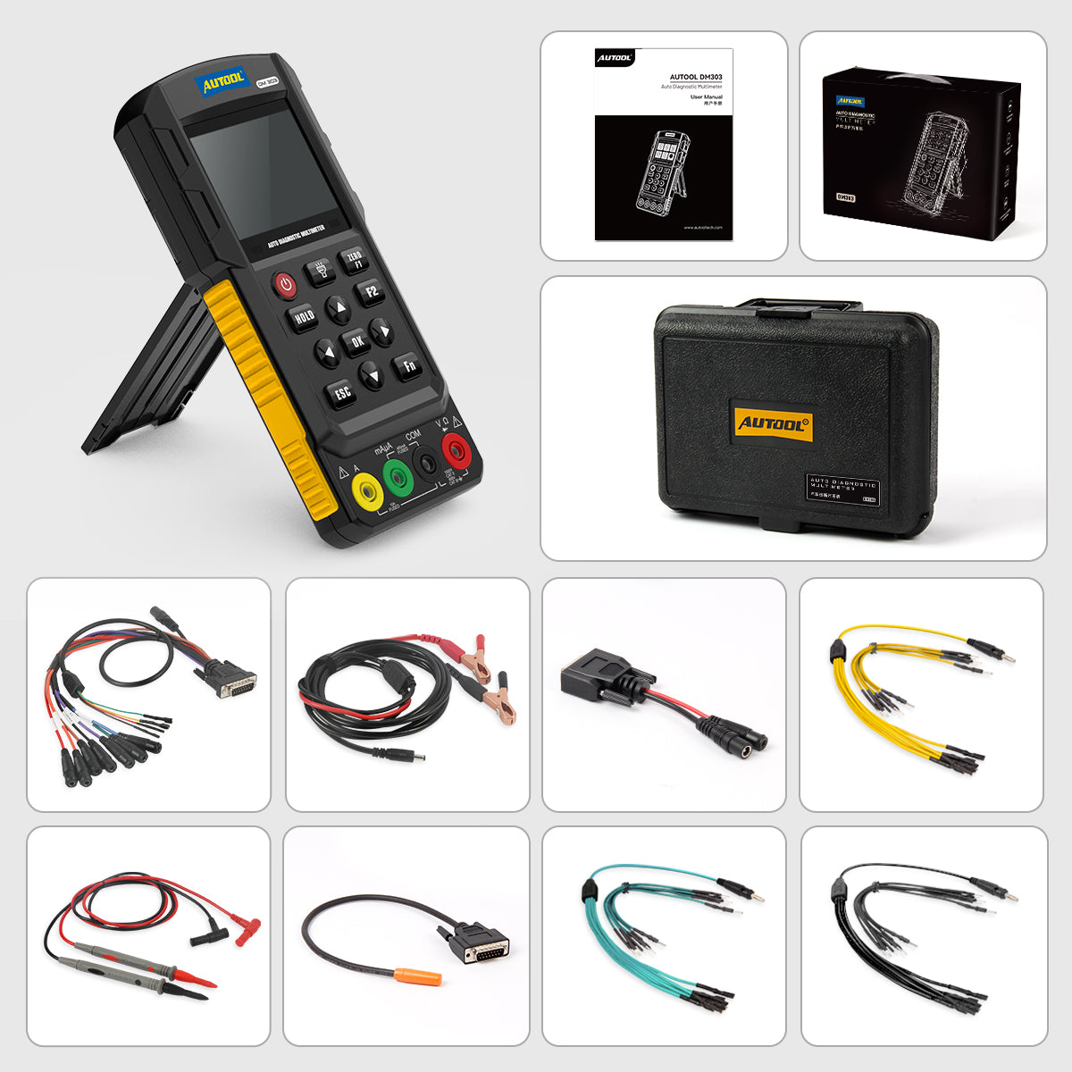 AUTOOL DM303 Digital Multimeter And Oscilloscope