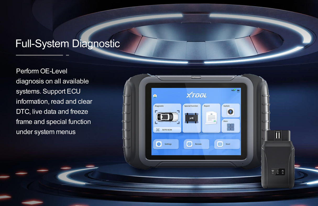 XTOOL D8W Wireless Full System Scan Tool