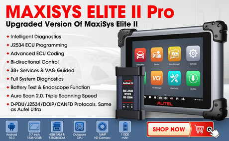 Autel MaxiSys Elite II Pro Diagnostic Scan Tool With J2534 ECU Programming - Premium Diagnostic Equipment