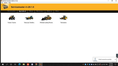 JCB Service Master Diagnostic Service Tool with Panasonic Toughbook