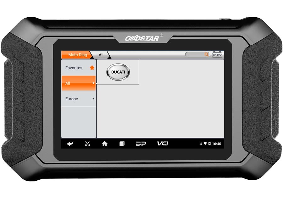 scanner for ducati motorbikes