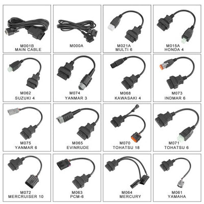 OBDSTAR D800 Full Package Diagnostic Scan Tool for Marine (Jet Ski + Outboard + Inboard Stern Drives)