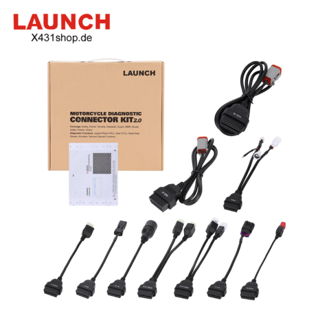 Launch motorcycle diagnostic kit