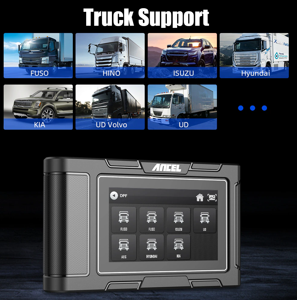 Ancel HD3200	HD 12/24V Diagnostic Scan Tool