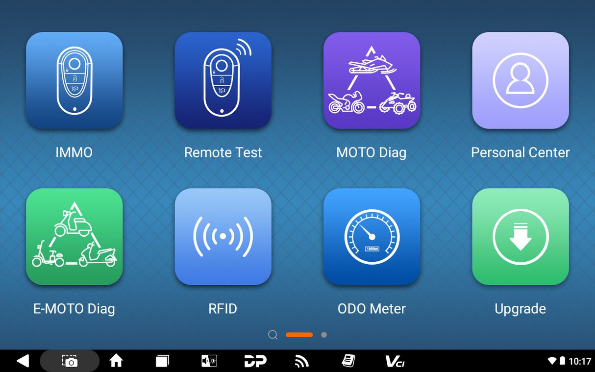 OBDSTAR MOTOMASTER Intelligent Motorcycle Diagnostic Scan Tool Full Package