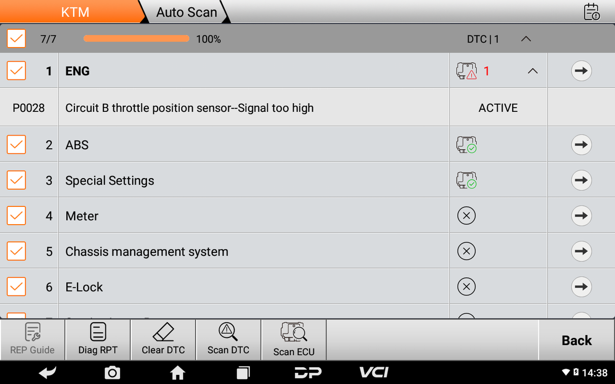 OBDSTAR MOTOMASTER Intelligent Motorcycle Diagnostic Scan Tool Full Package