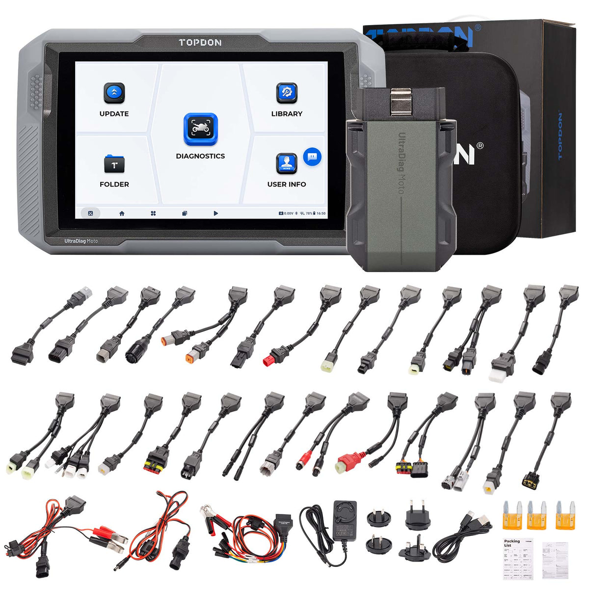 Topdon UltraDiag Moto Professional Scan Tool for Motorbikes