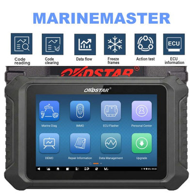 OBDSTAR Marine Master Full Package Diagnostic Scan Tool for Marine (Jet Ski + Outboard + Inboard Stern Drives)