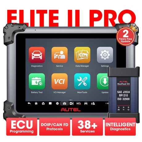 Autel MaxiSys Elite II Pro Diagnostic Scan Tool With J2534 ECU Programming - Premium Diagnostic Equipment