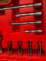 PDE Automotive Tool Set Socket and Ratchet Kit 120PCE