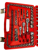 PDE Automotive Tool Set Socket and Ratchet Kit 120PCE