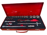 PDE 1/2" Socket & Ratchet Metric Tool Set 24PCE