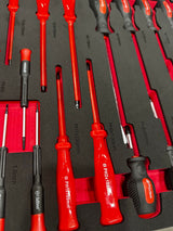 PDE Screwdriver Set in EVA Foam Tray 27PCE