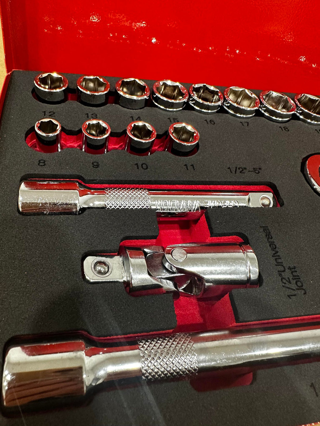 PDE 1/2" Socket & Ratchet Metric Tool Set 24PCE