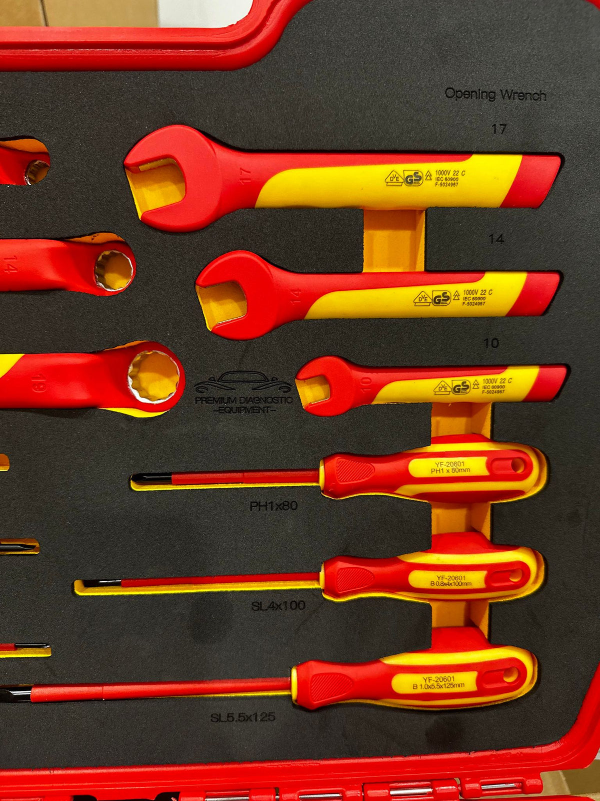 pde insulated vde certified tool set australia