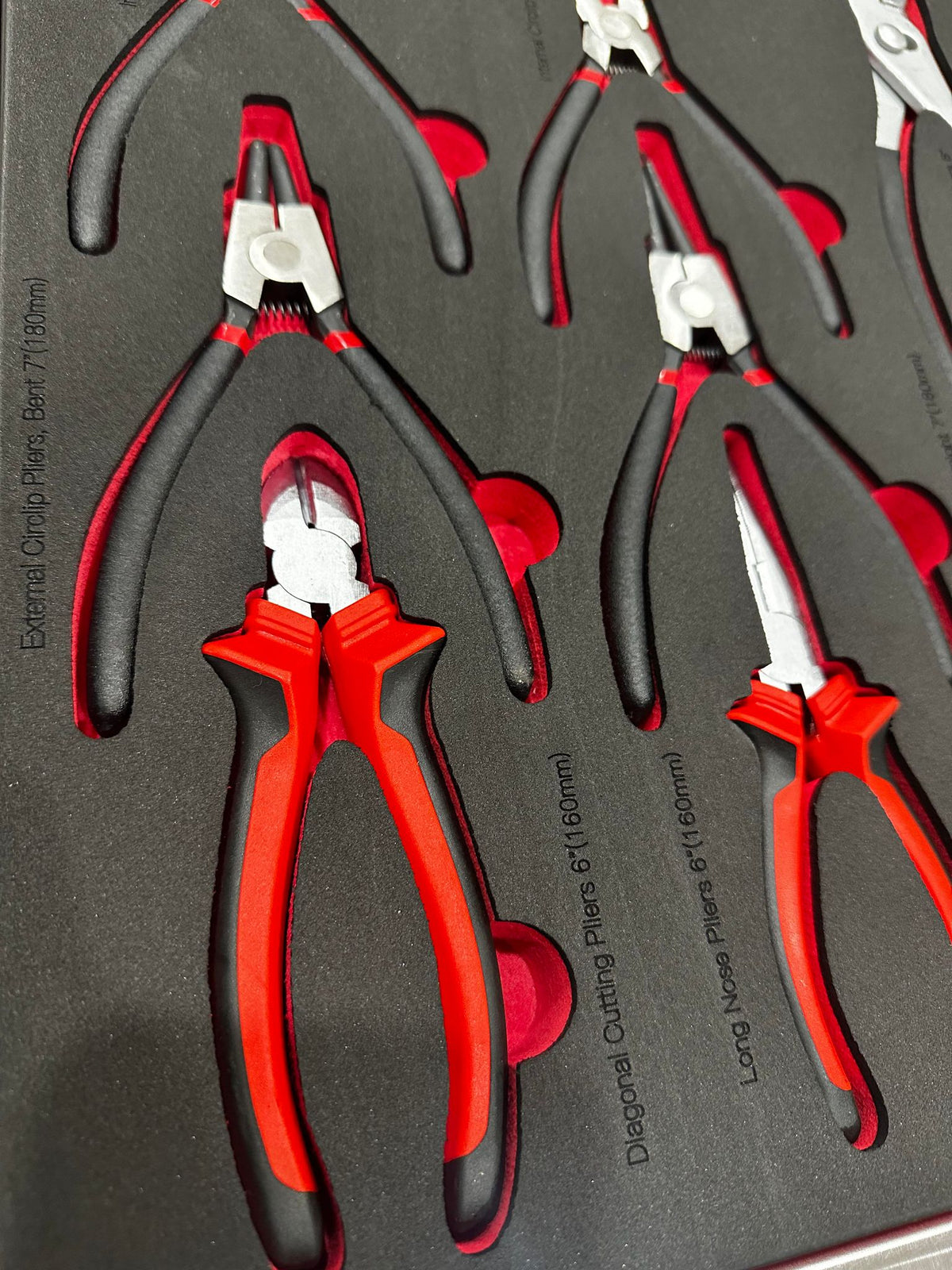 PDE 17PCE Pliers and Screwdrivers Set With EVA Foam Tray