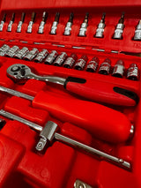 PDE 1/4" Socket Set with Torx Bits  46PCE