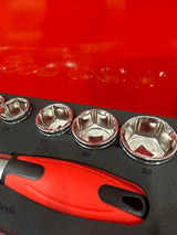 PDE 1/2" Socket & Ratchet Metric Tool Set 24PCE