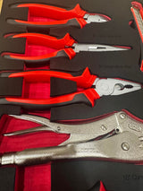 PDE Plier Set in EVA Foam Tray 14PCE