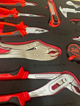 PDE Plier tool Set in EVA Foam Tray 14PCE