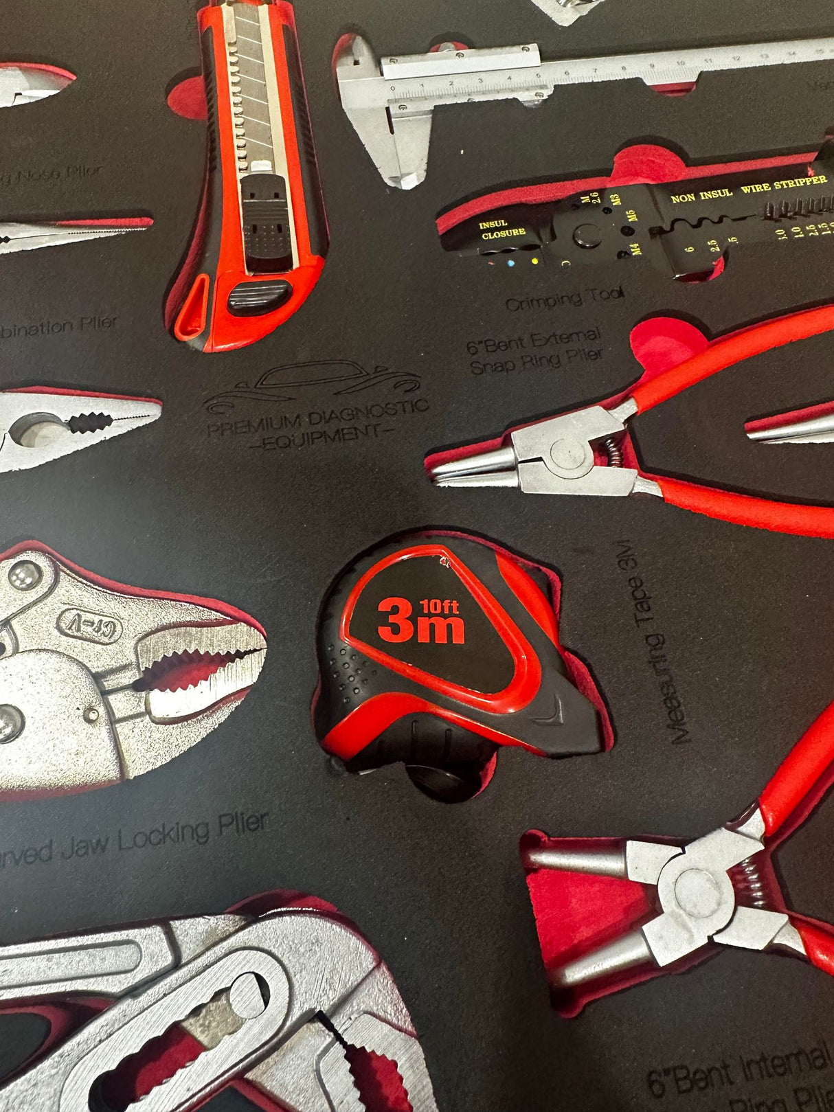 PDE Plier Set in EVA Foam Tray 14PCE