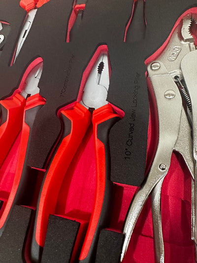 PDE Hammer and Plier Tool Set in EVA Foam Tray