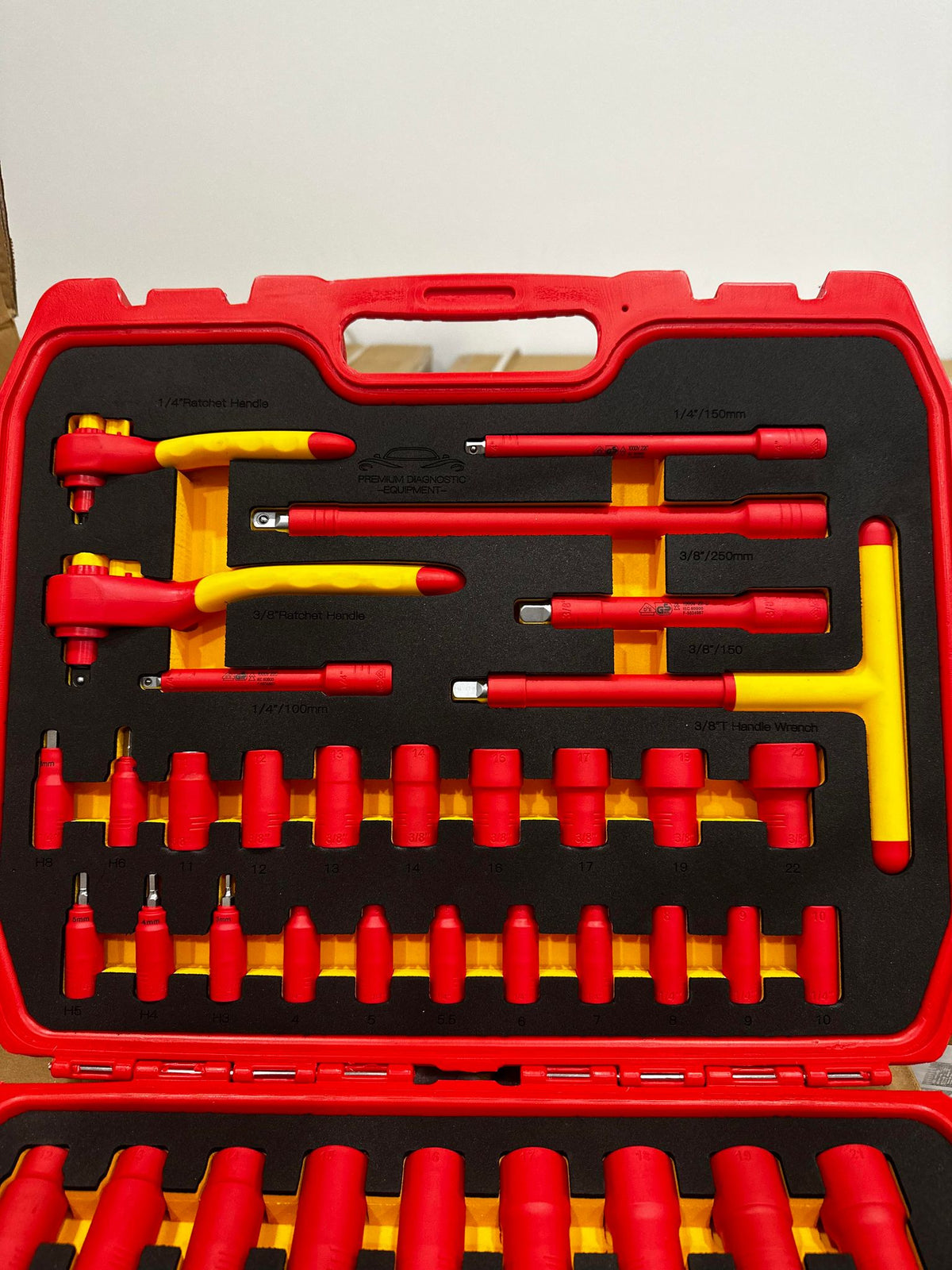 insulated tool set socket and ratchet kit for live line work australia