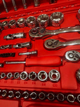 PDE Automotive Tool Set Socket and Ratchet Kit 120PCE