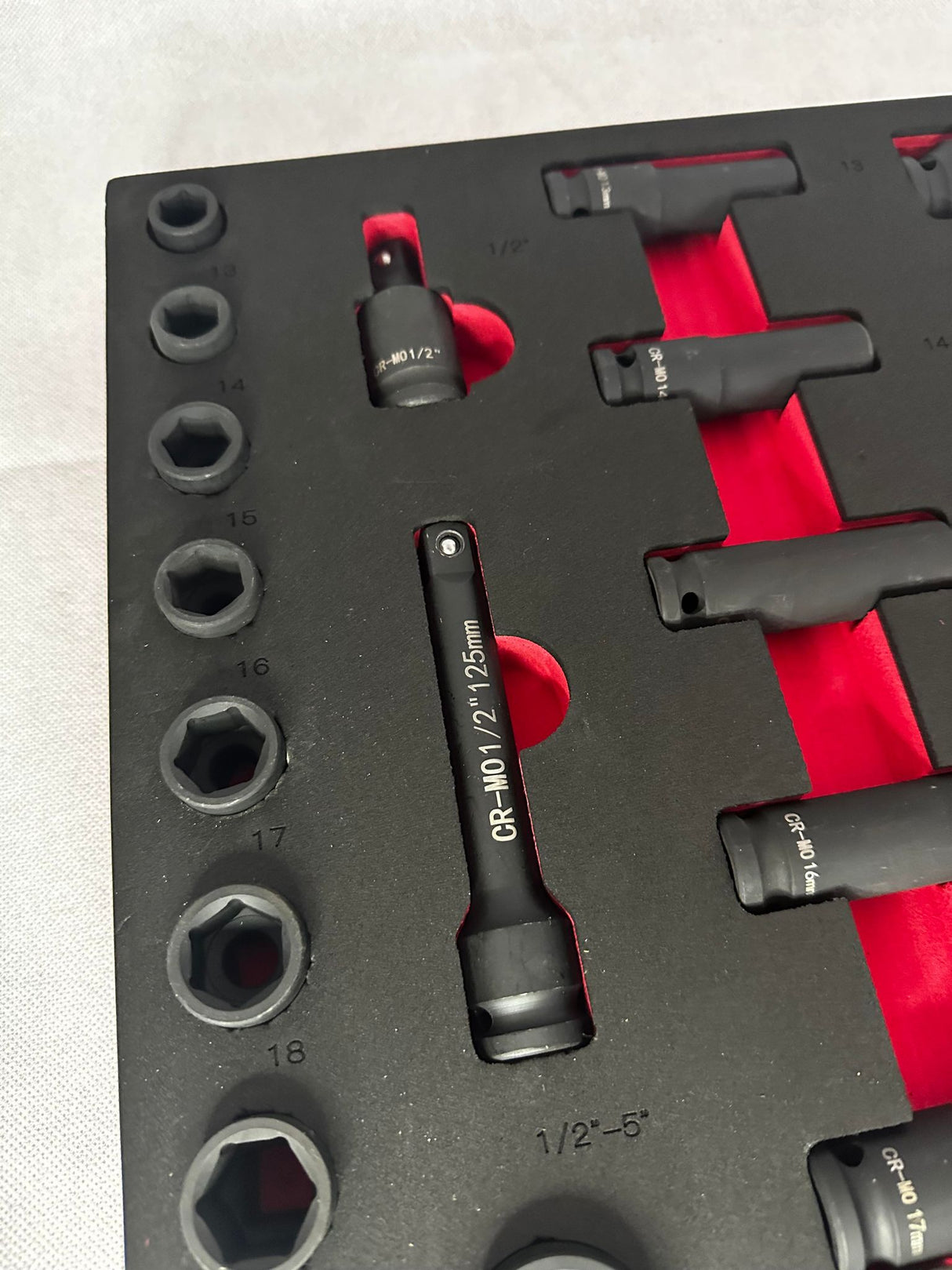 metric deep impact socket tool set high quality australia eva tray 