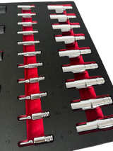 deep impact socket set in EVA foam tray 
