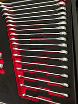 PDE Combination Spanner Set + Double Ring Offset Wrench 28PCE EVA Foam Tray