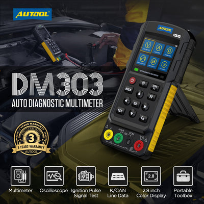 AUTOOL DM303 Digital Multimeter And Oscilloscope