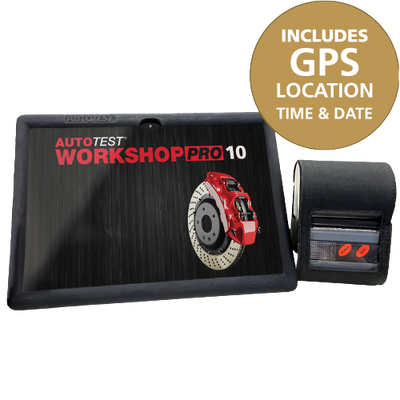 Brake decelerometer workshop pro 10 with GPS