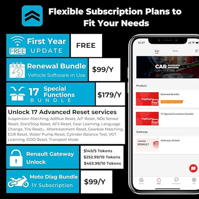 Topdon TOPSCAN Pro Bluetooth Diagnostic Scan Tool