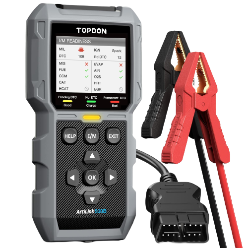 topdon artlink500b  scan tool and battery tester