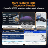 CGSULIT SC880 Pro OBD1/OBD2 Full System Scan Tool - Premium Diagnostic Equipment