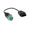 9 Pin Diesel Female to 16 Pin Male OBD Adapter Cable
