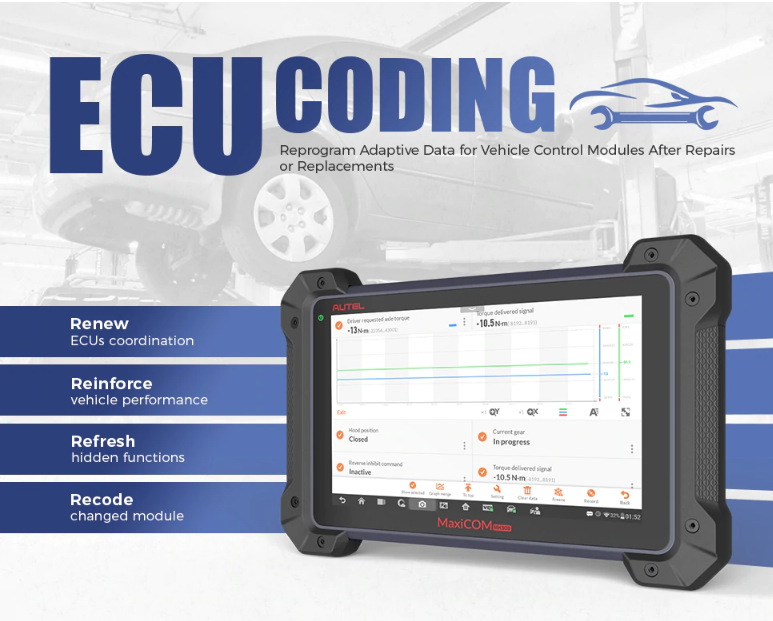 Autel MaxiCOM MK908 Pro II ECU Coding