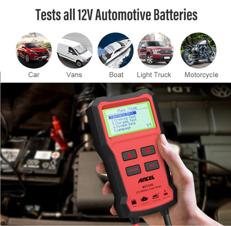 Ancel BST100 12V automotive batteries for various vehicle types