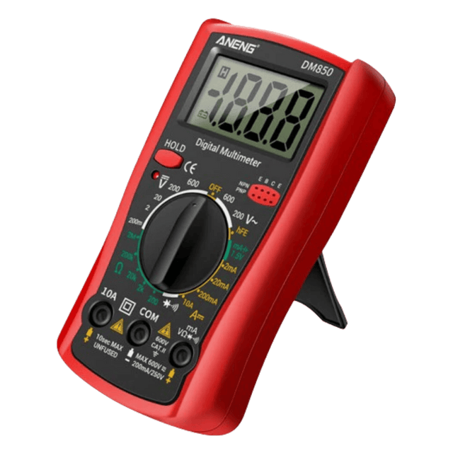 ANENG DM850 Digital AC/DC Multimeter - Red