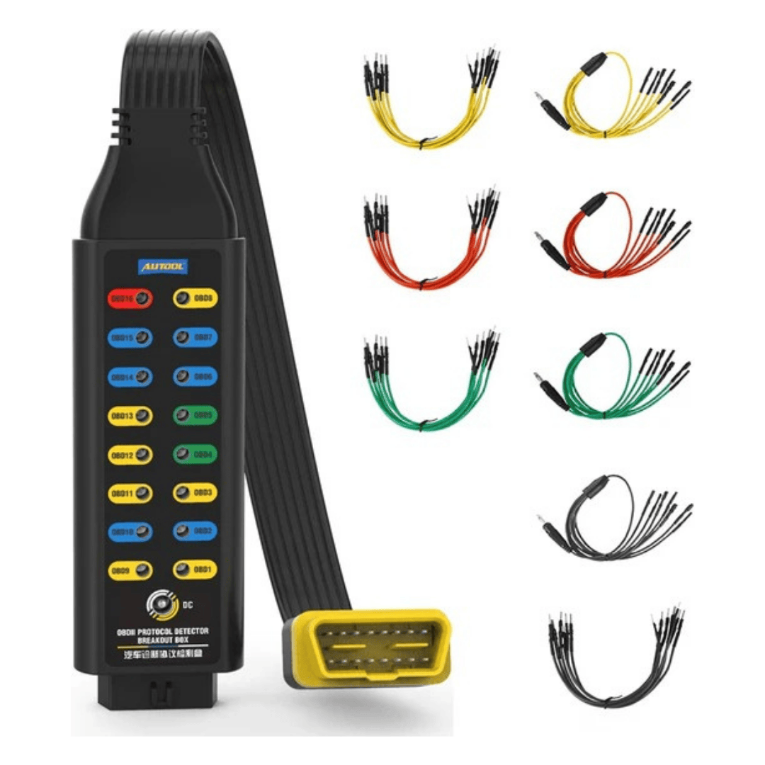 AUTOOL OBD2 Diagnostic Protocol Detector & Break Out Box