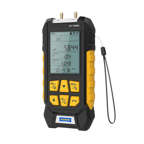 AUTOOL PT530 Digital Manometer 100-300 kPa Air Pressure & Vacuum Gauge