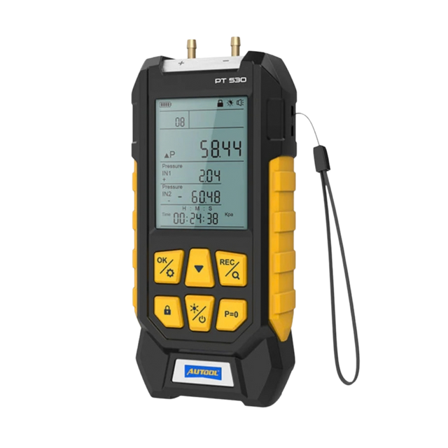 AUTOOL PT530 Digital Manometer 100-300 kPa Air Pressure & Vacuum Gauge