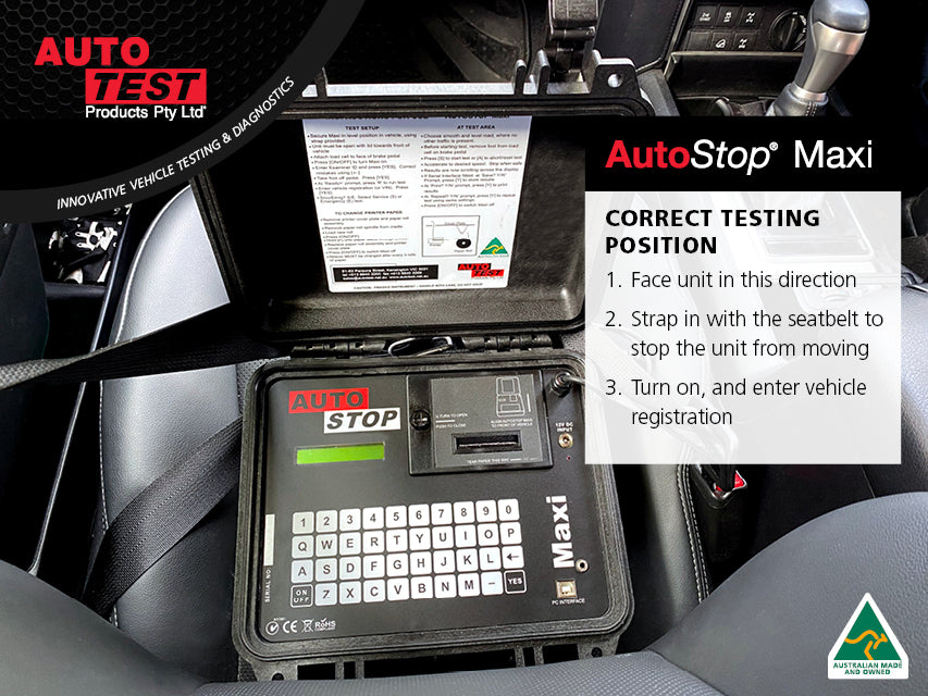 AutoStop Maxi Brake Meter (Tester) Decelerometer with GPS - Premium Diagnostic Equipment