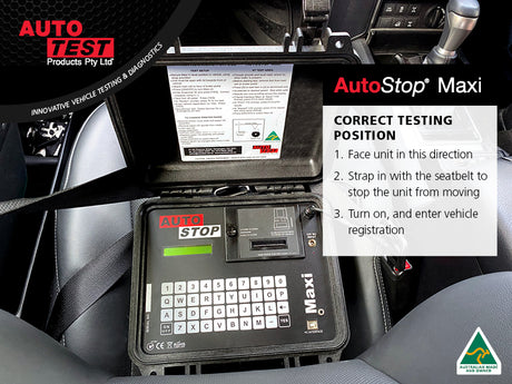 AutoStop Maxi Brake Meter (Tester) Decelerometer with GPS - Premium Diagnostic Equipment