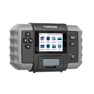 Topdon BT600 Plus Battery Tester 6-24V With Printer