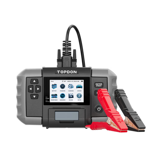 Topdon BT600 Plus Battery Tester 6-24V With Printer