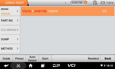 OBDSTAR P50 Airbag Crash Data Reset Tool