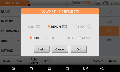 OBDSTAR P50 Airbag Crash Data Reset Tool